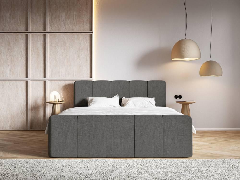 NADUVI Collection Boxspring Chloe 140x200 chenille met opbergruimte
