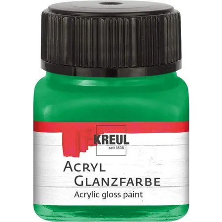 KREUL Acryl Glanzfarbe Dunkelgrün 20 ml