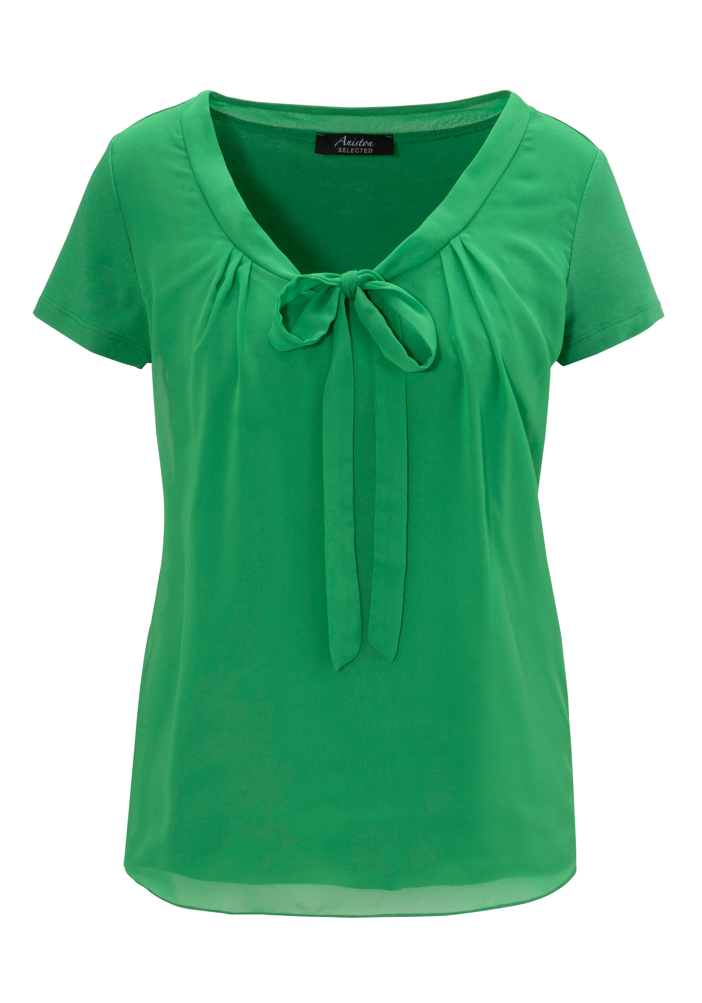 Aniston SELECTED Shirtbluse , mit gedoppeltem Vorderteil