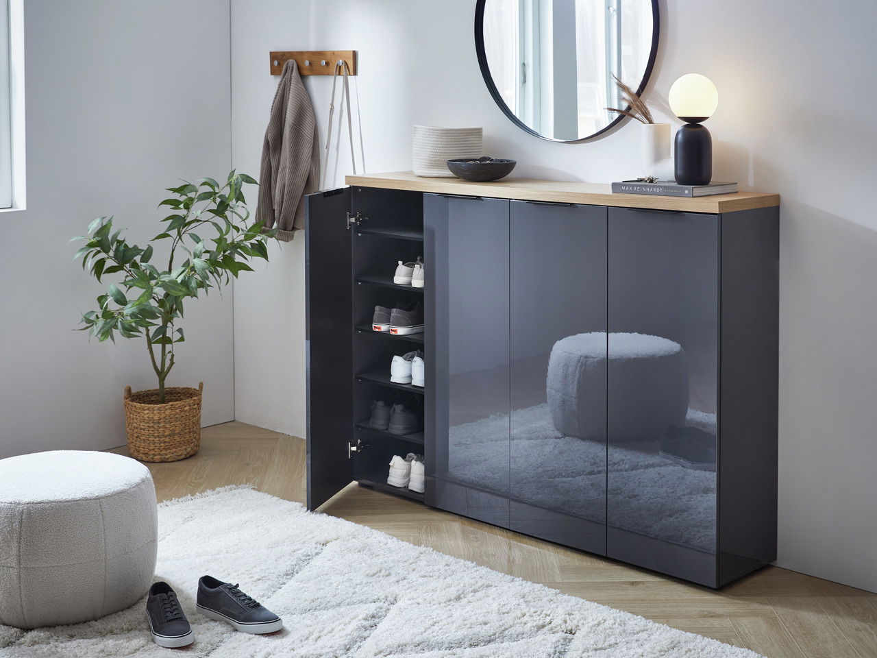 XORA XXL-Schuhschrank IDEA ANTHRAZIT