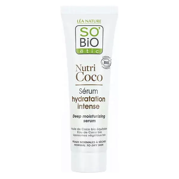 So'Bio Étic Nutri Coco Sérum Orgânico de Hidratação Intensa 30ml