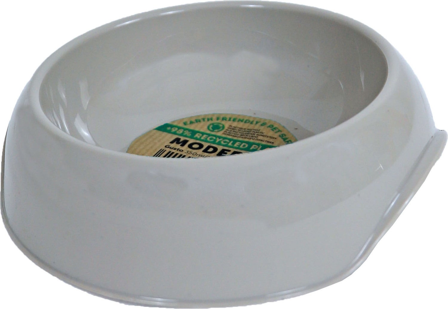 Moderna kattenvoerbak Gusto grijs S D 16,9 H 4,3 cm 350 ml