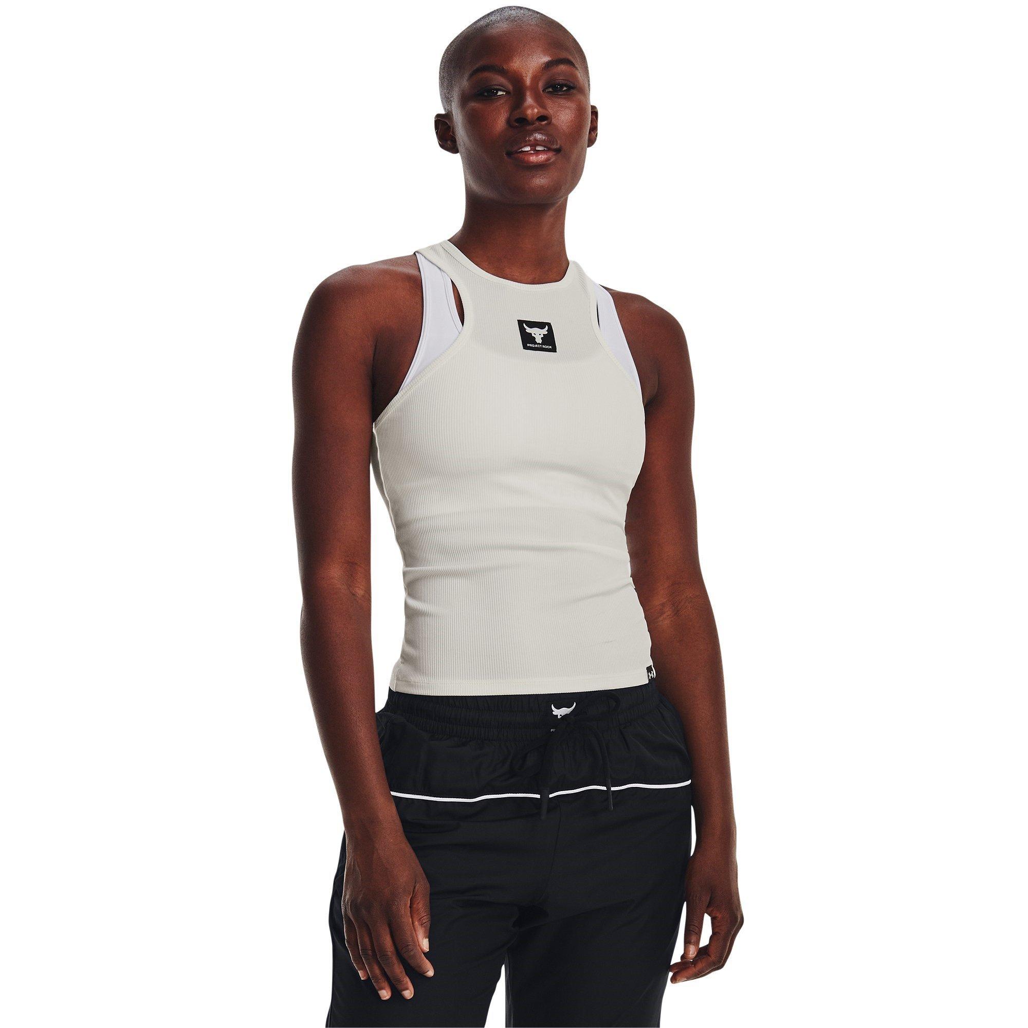 Under Armour UA Project Rock Rib Tank Womens
