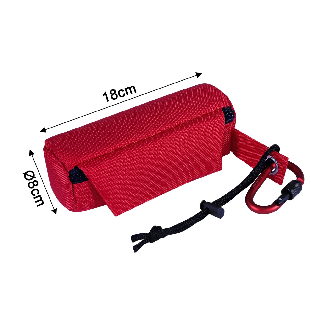 Lionto Futterbeutel für Hunde, Trainingsdummy rot