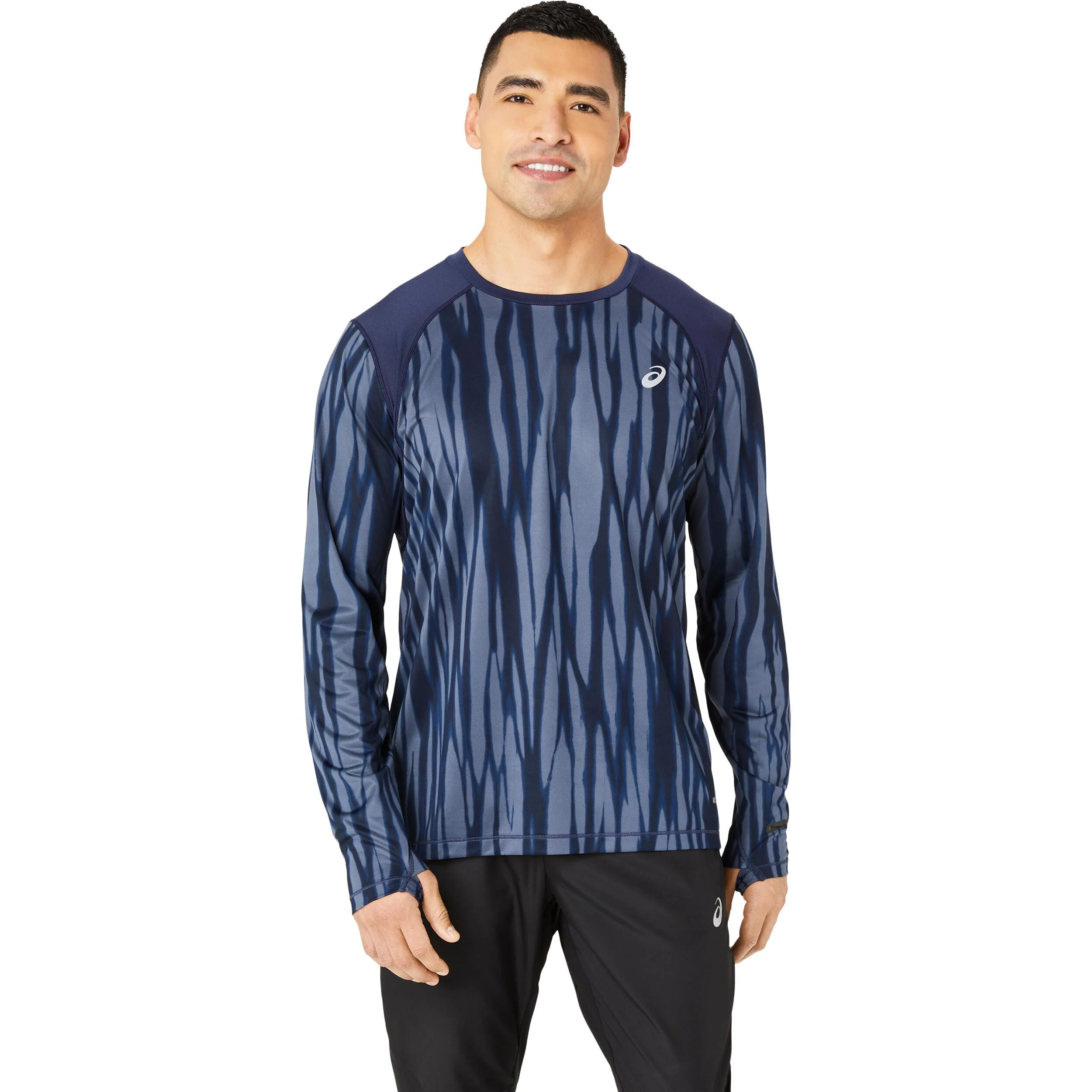 ASICS Seamless Maillot De Course Hommes - Bleu Foncé