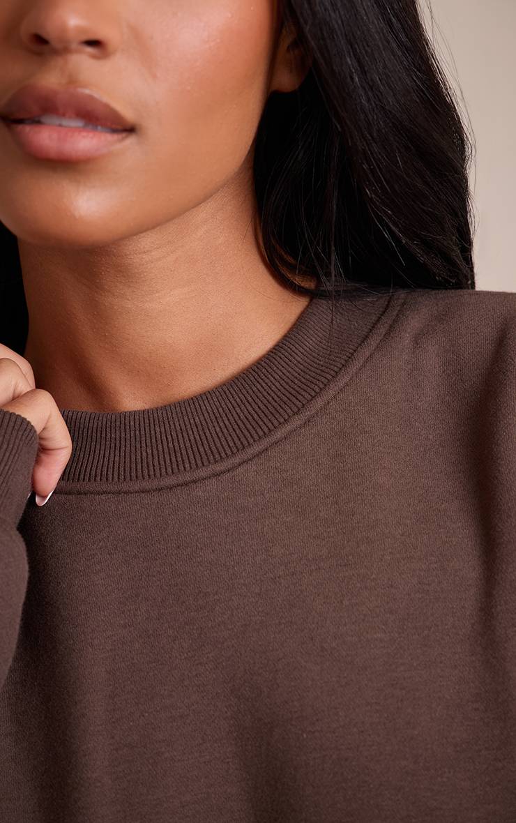 Espresso Sweat-shirt Col Rond Oversize Tall