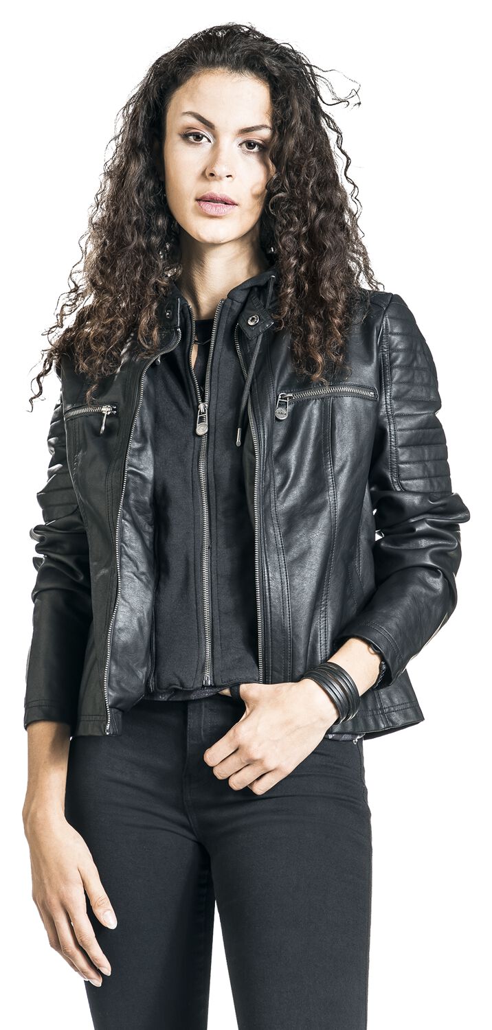 Road Tripping | Black Premium by EMP Veste en imitation cuir