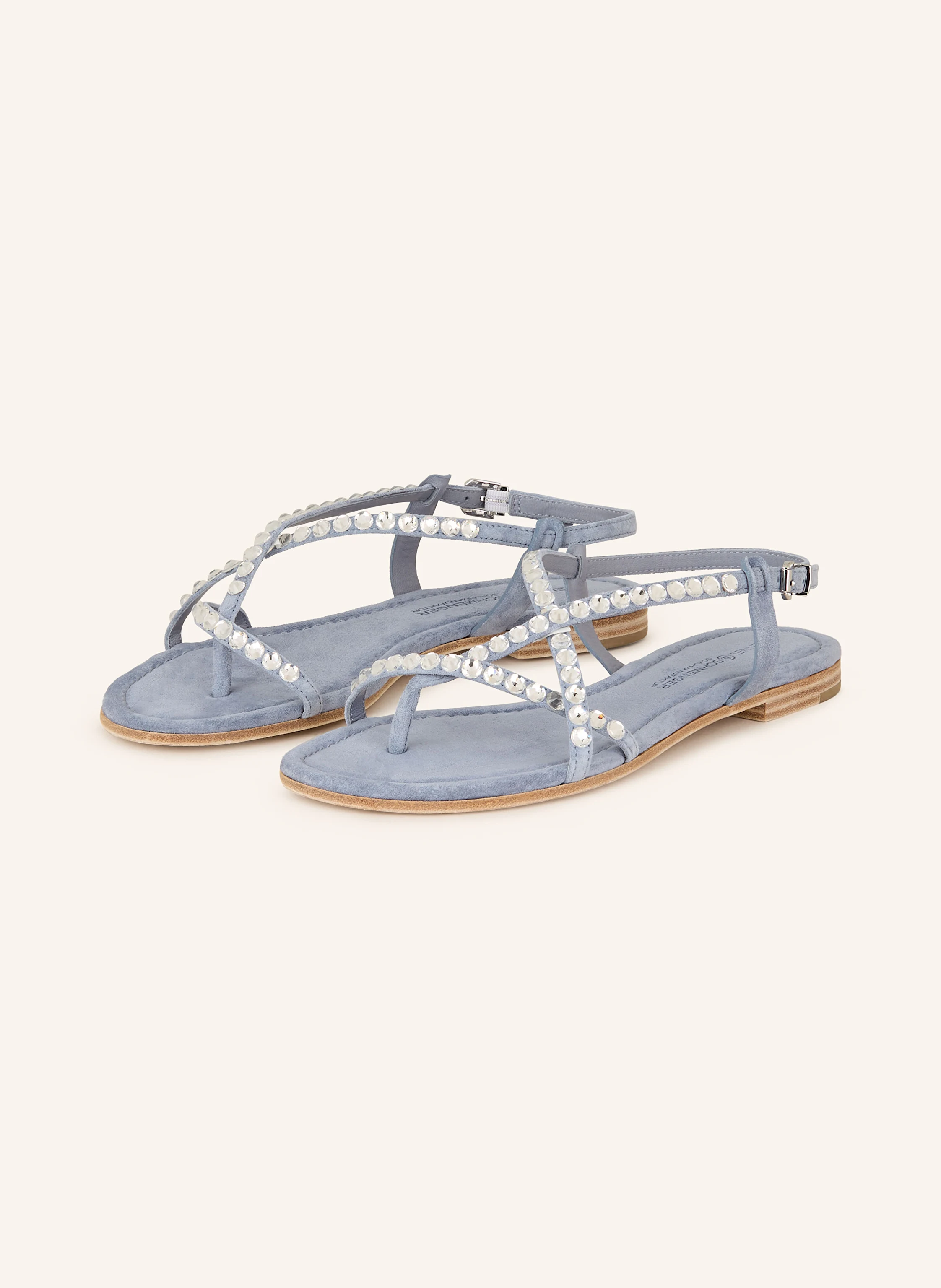 KENNEL & SCHMENGER Zehentrenner ELLE mit Schmucksteinen