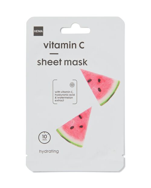 masque tissu vitamine C