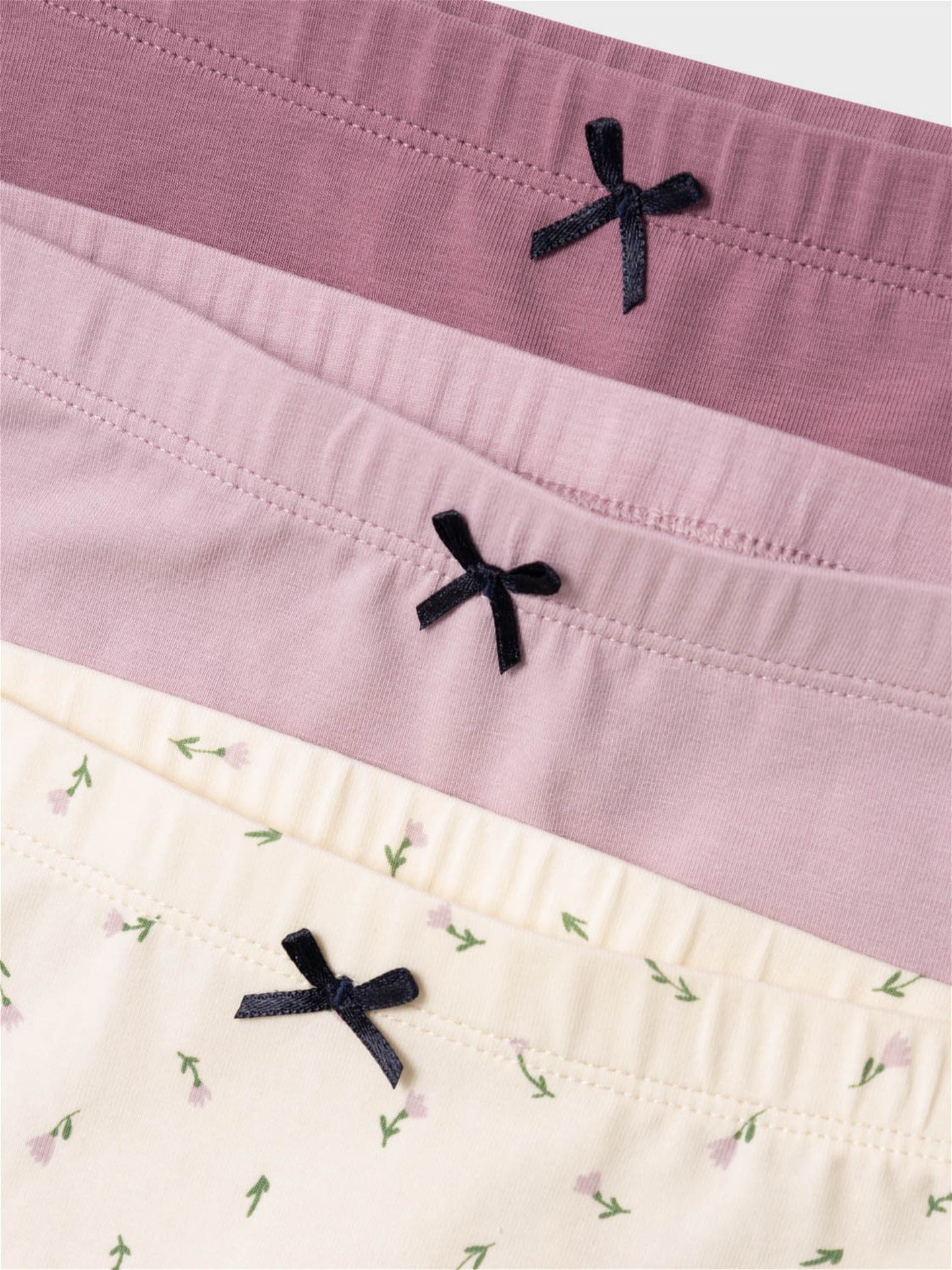 Tights 3-Pack Buttercream Floral