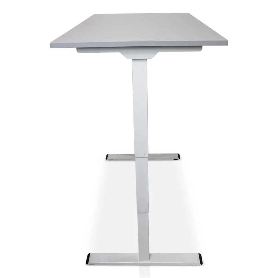 MRC COMFORT elektrisch ARBO zit-sta bureau - 180x80cm - wit - grijs