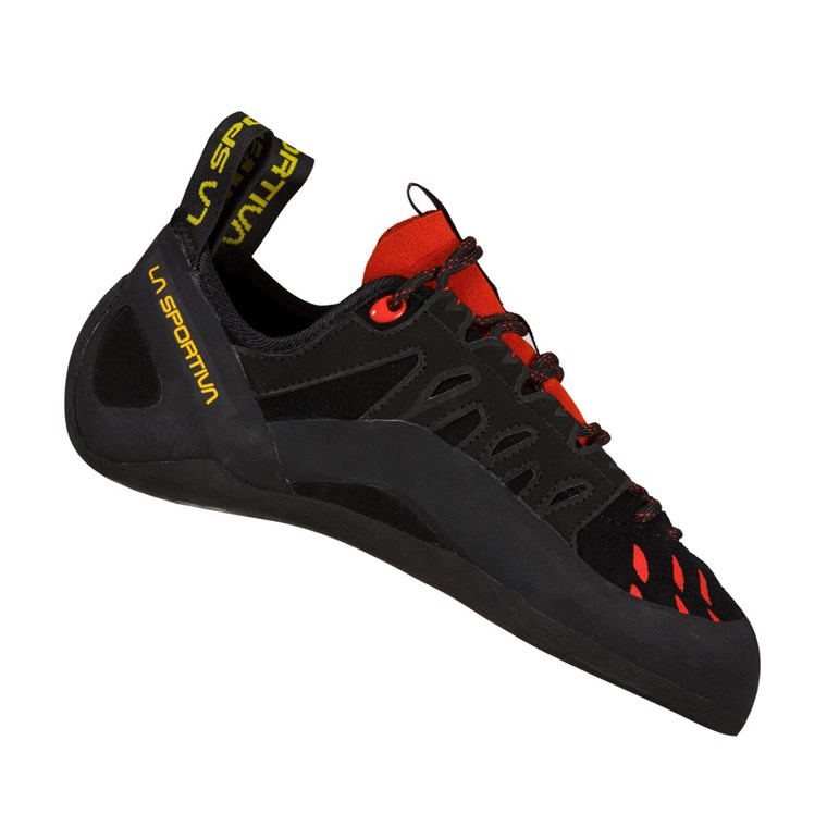 La Sportiva Tarantulace Climbing Shoes Men Black/Poppy
