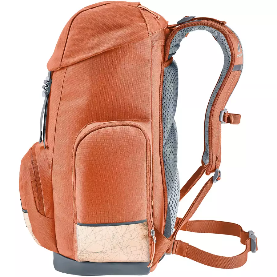 Deuter School Scula - Schulrucksack 49 cm chestnut-blush micado