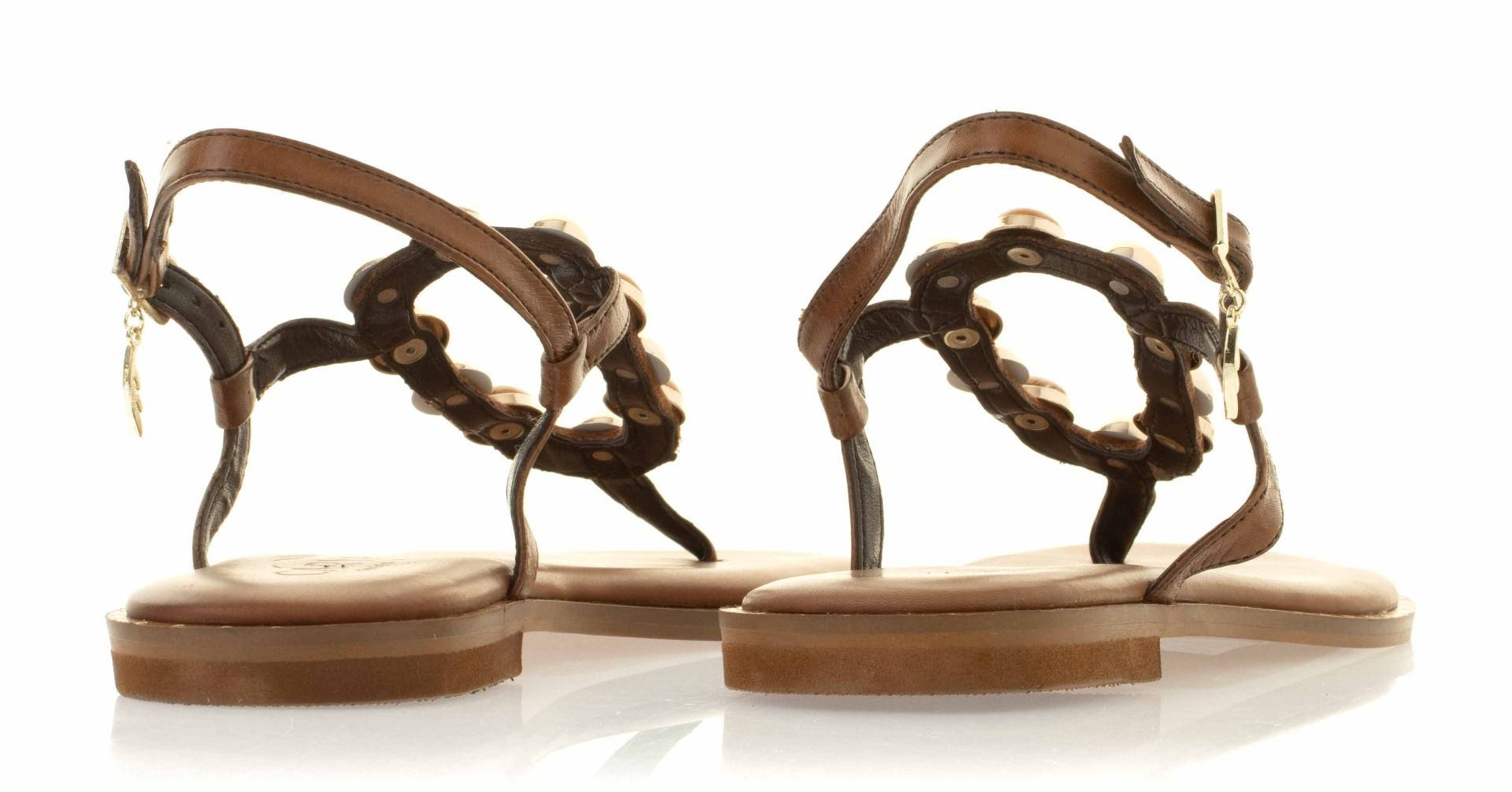 Caryatis Leather Sandals