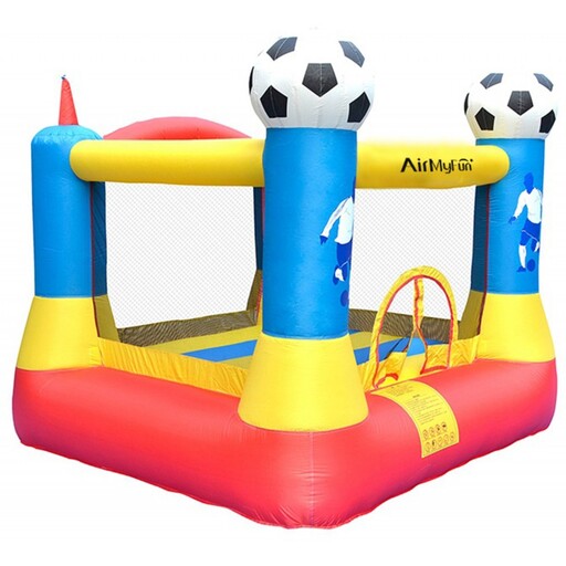 Castelo inflável - Arena de futebol - Torres de gol C225 x L220 x A195 cm