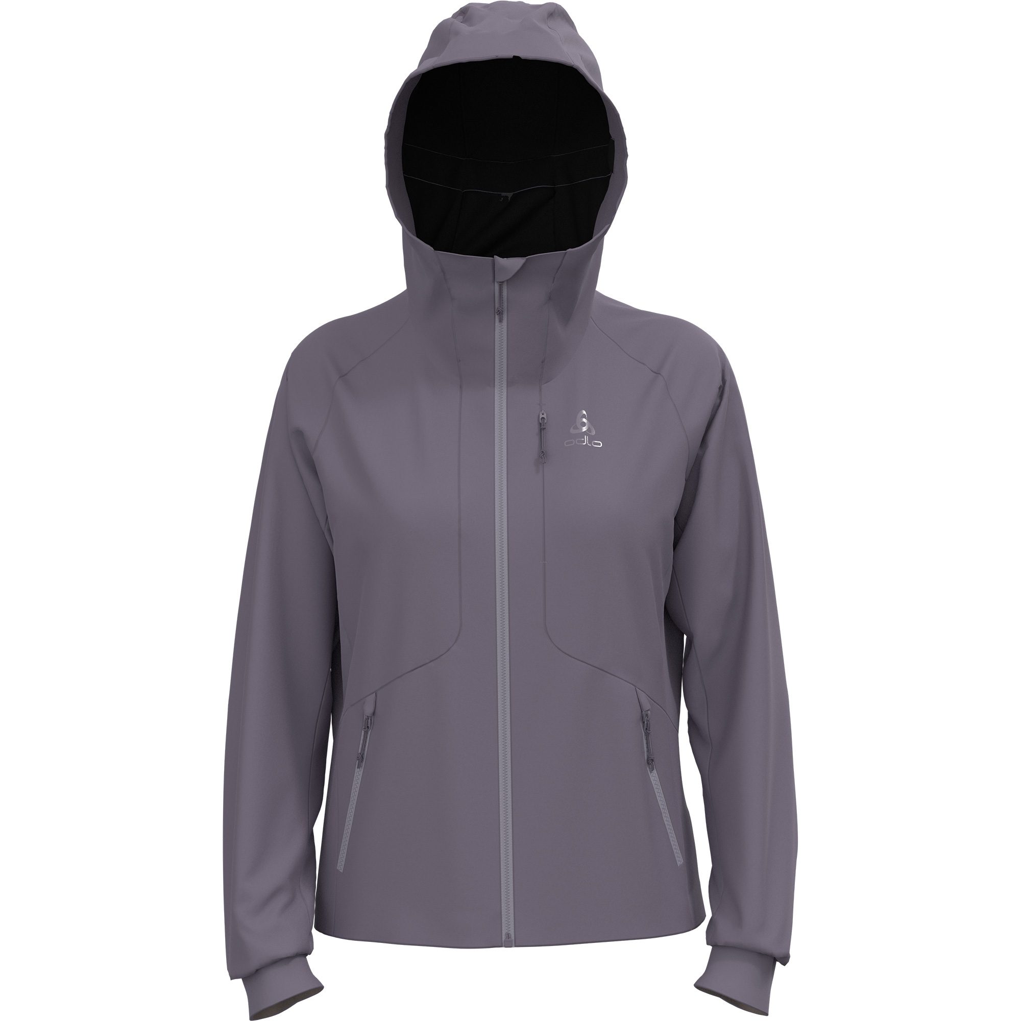 Odlo Zeroweight Windproof X Warm Jacke Damen gray ridge