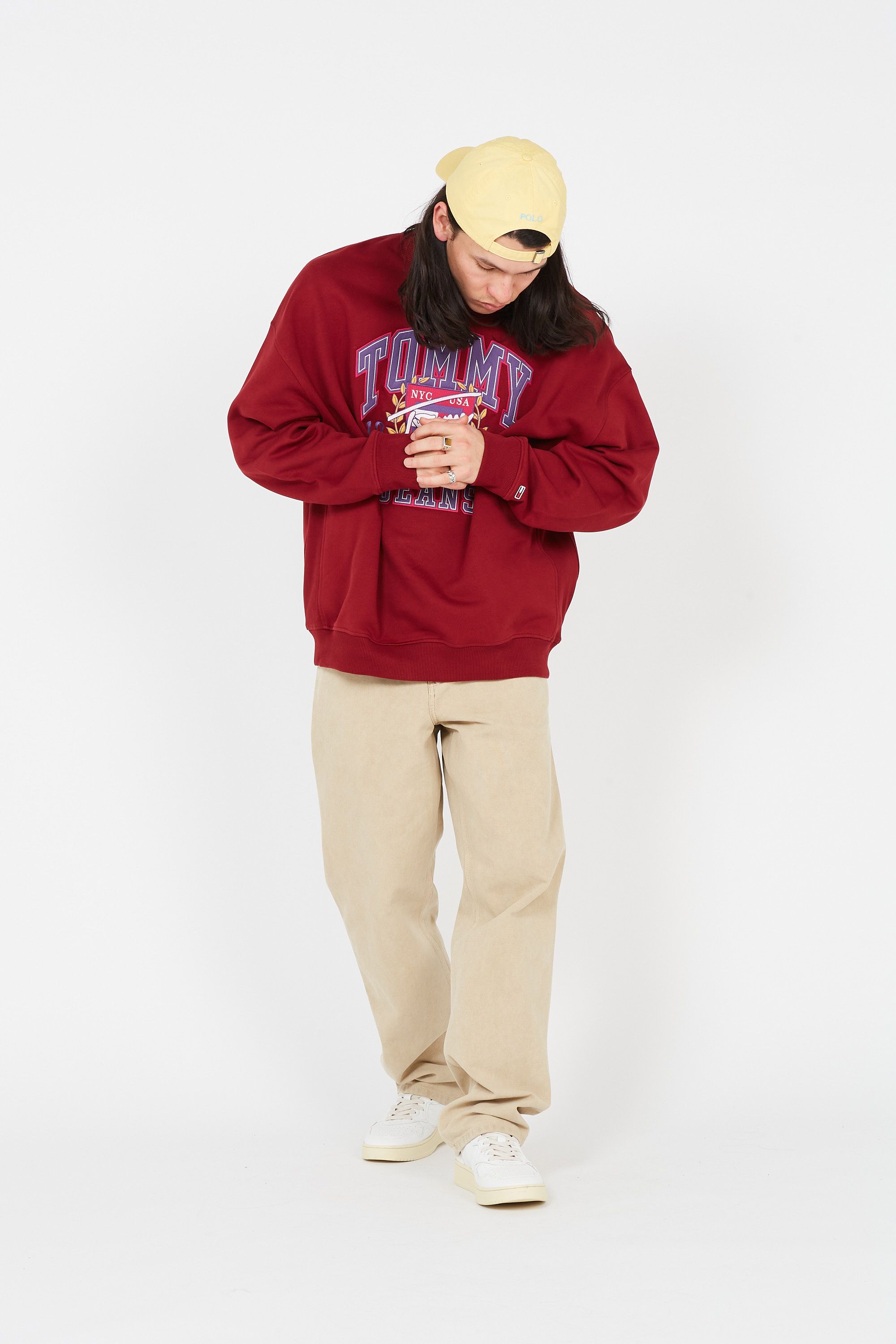 POLO RALPH LAUREN Casquette en coton Jaune