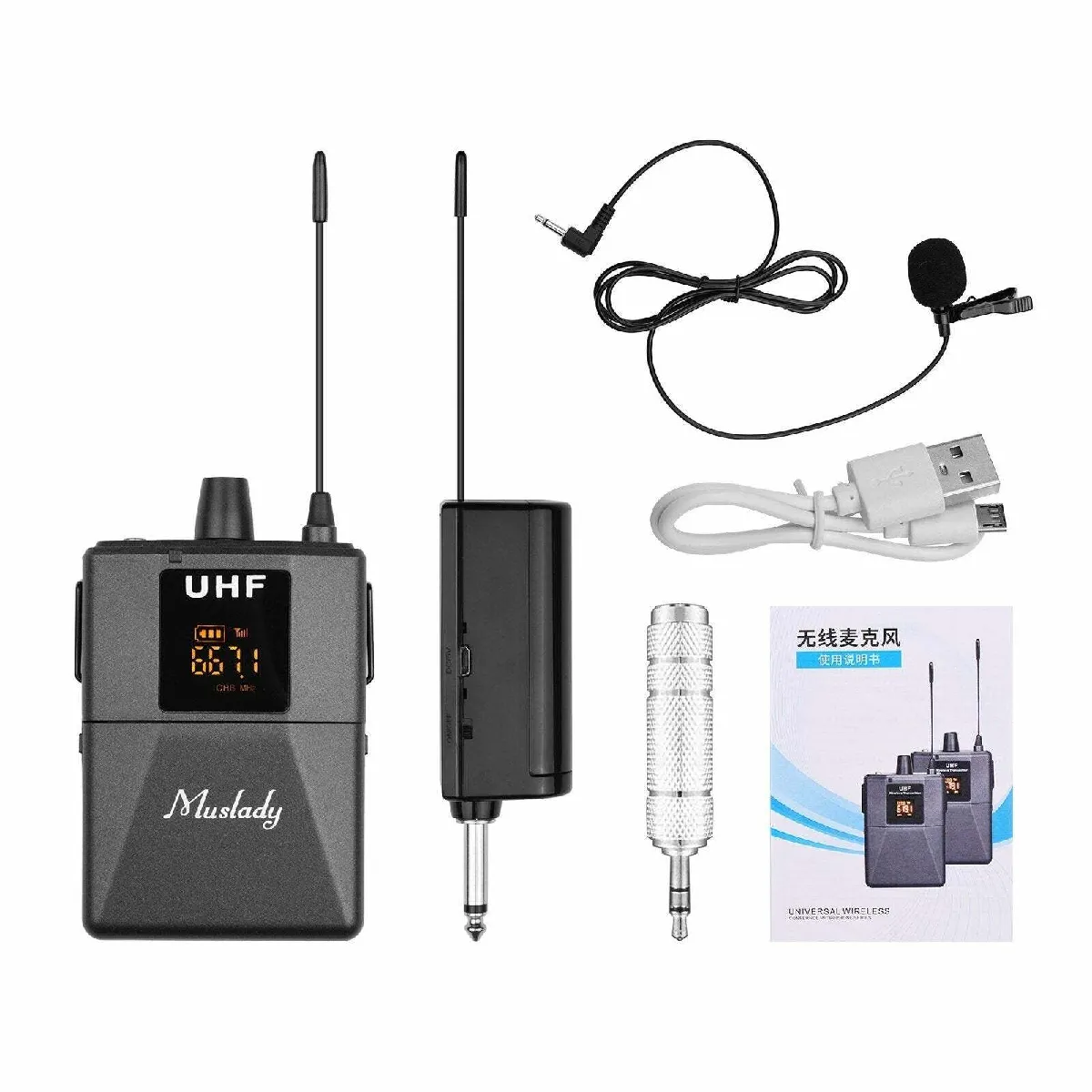Microphone Cravate Sans Fil Justgreenbox
