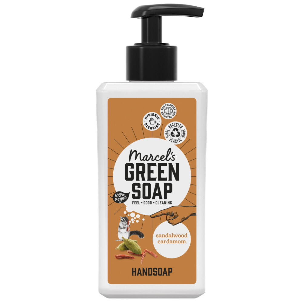 Marcel's Green Soap Handzeep Sandelhout & Kardemom250 ml