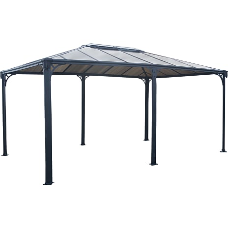 Palram - Canopia Martinique havepavillon 5000 - antracitgrå