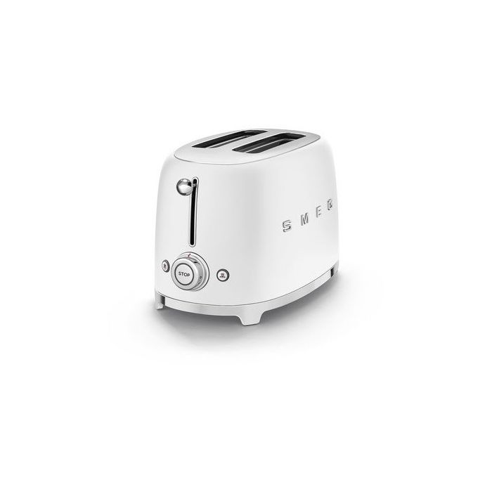 SMEG Toaster 2-Schlitz 50's Retro Style TSF01WHMEU Weiß Matt