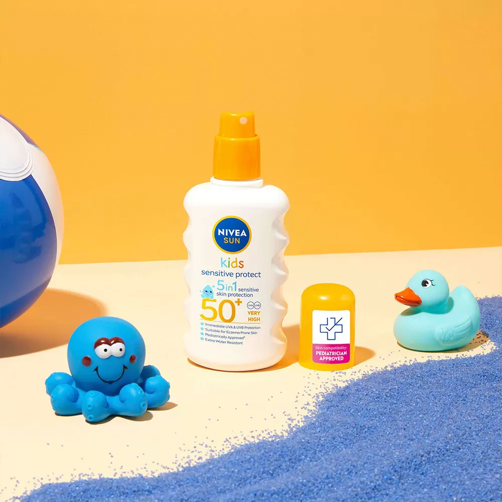 Nivea Sun Kids Sensitive Protect Spray SPF 50  - 200 ml.