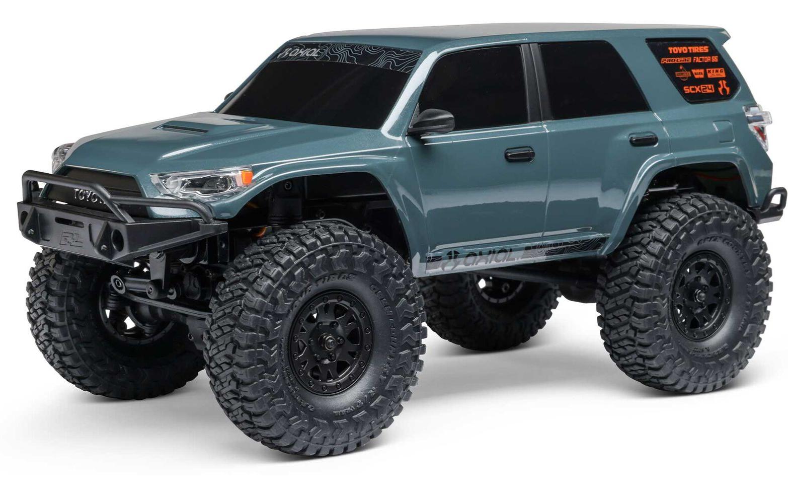 Scale Crawler SCX24 Toyota 4Runner 1:24 RTR - Grau<br>Rock Crawler Brushed 4WD mit Akku & Ladegerät