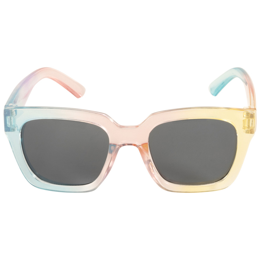 Lunettes de soleil transparentes et multicolores pour fille