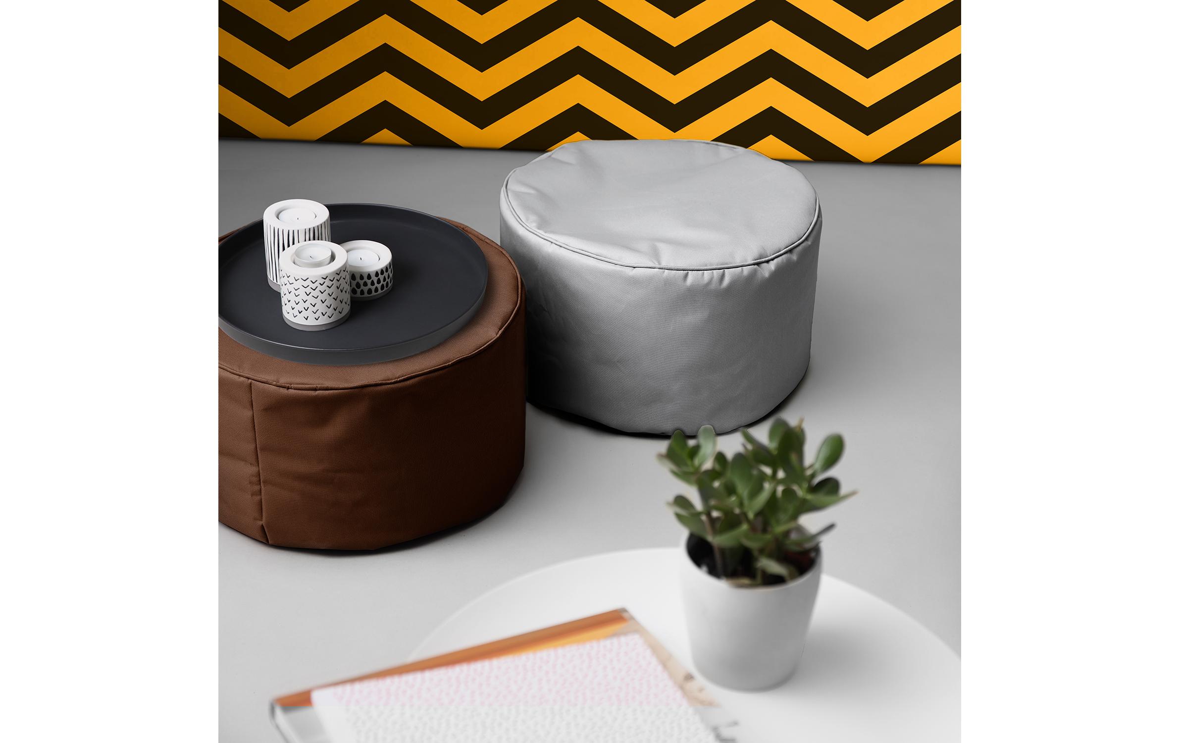 Sitzsack 45 x 25 cm, BraunHocker Pouf