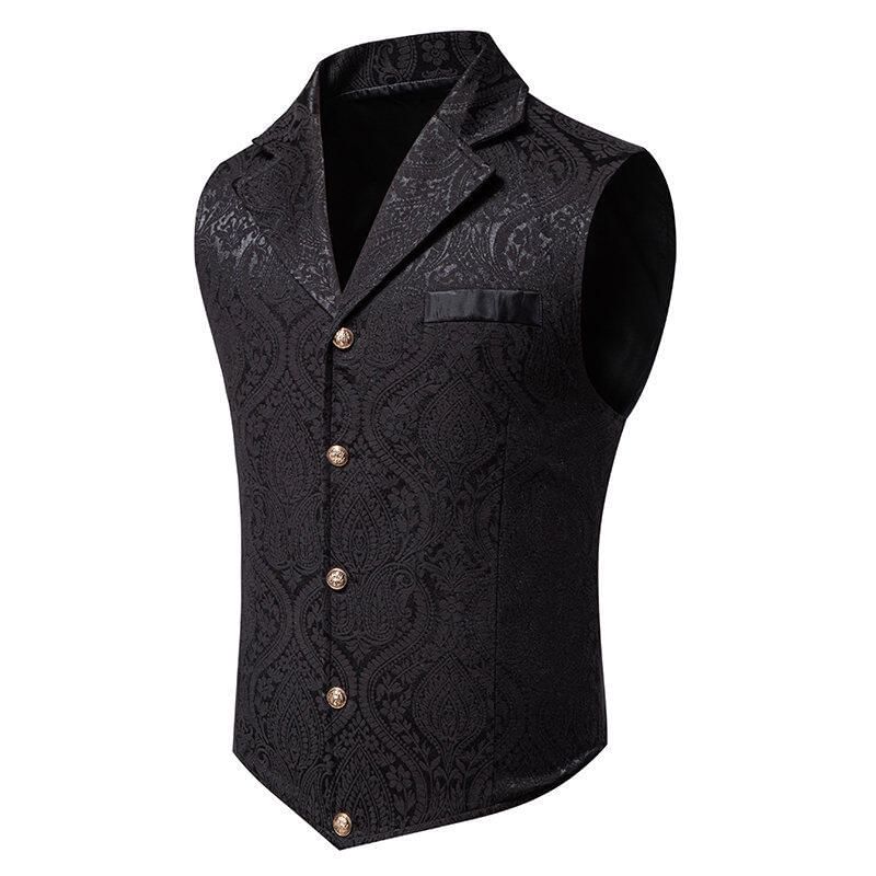 YIKES - Gestructureerd vest met knoopjes