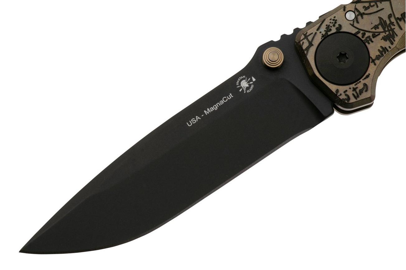 Spartan Blades Harsey Folder SF5DIVINCI Divinci's Vitruvian Man 2023 Special Edition, zakmes, Bill Harsey design