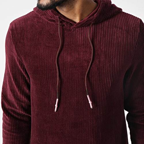 Sweat Capuche YD07 Bordeaux