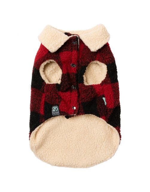 Fuzzyard The Lumberjack Rood&Zwart - Hondenkleding