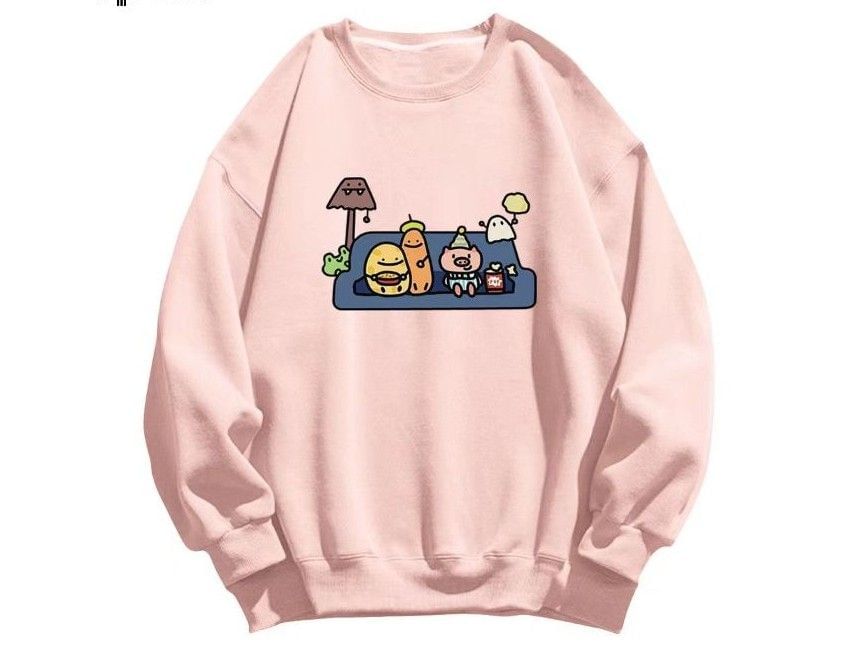 Kupyd - Sweatshirt met ronde hals en cartoonprint