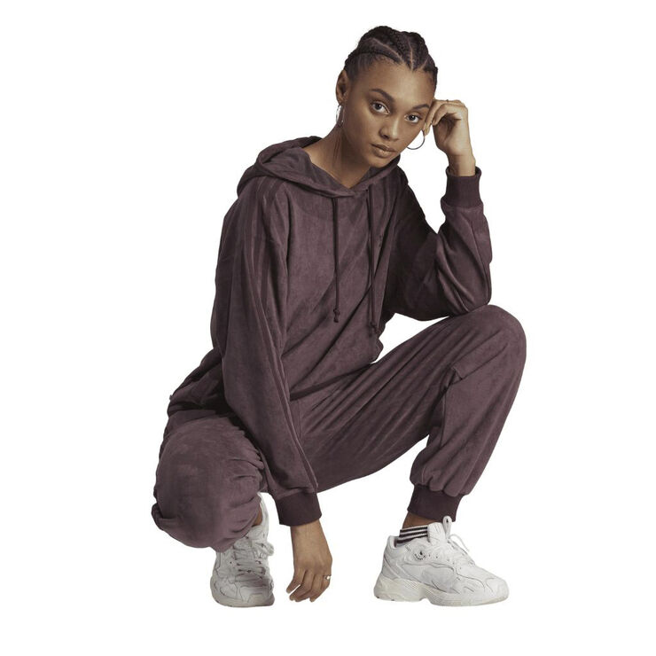 adidas adicolor suede cuffed pants Brown