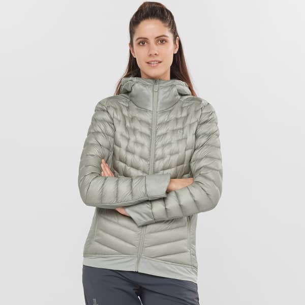 Doudoune ski SALOMON OUTLINE DOWN HOODIE W WROUGHT IRON