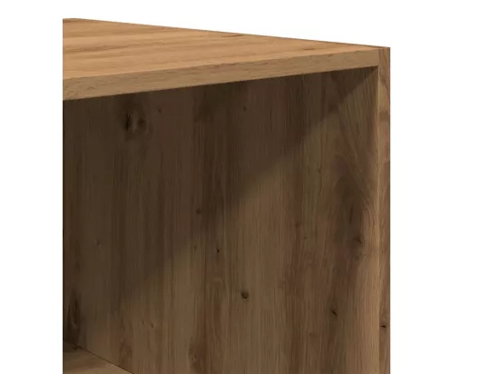 Garde-robe chêne artisanal 80x50x200 cm bois d'ingénierie