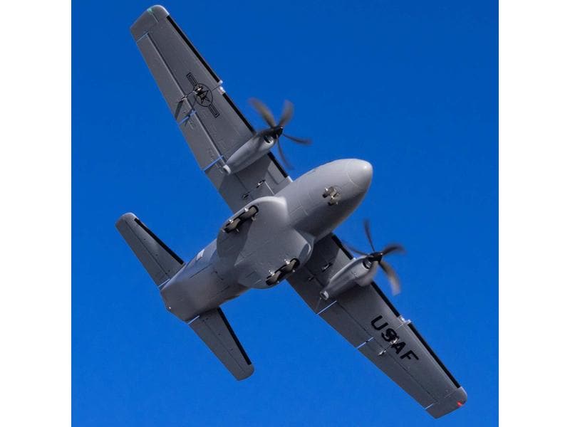 E-flite Transportflugzeug EC-1500 Twin 1.5 m BNF Basic 2-Motoriges Frachtflugzeug mit Spektrum Technik