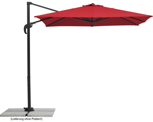Schneider Rhodos Junior parasol, 230 x 230 cm, rood