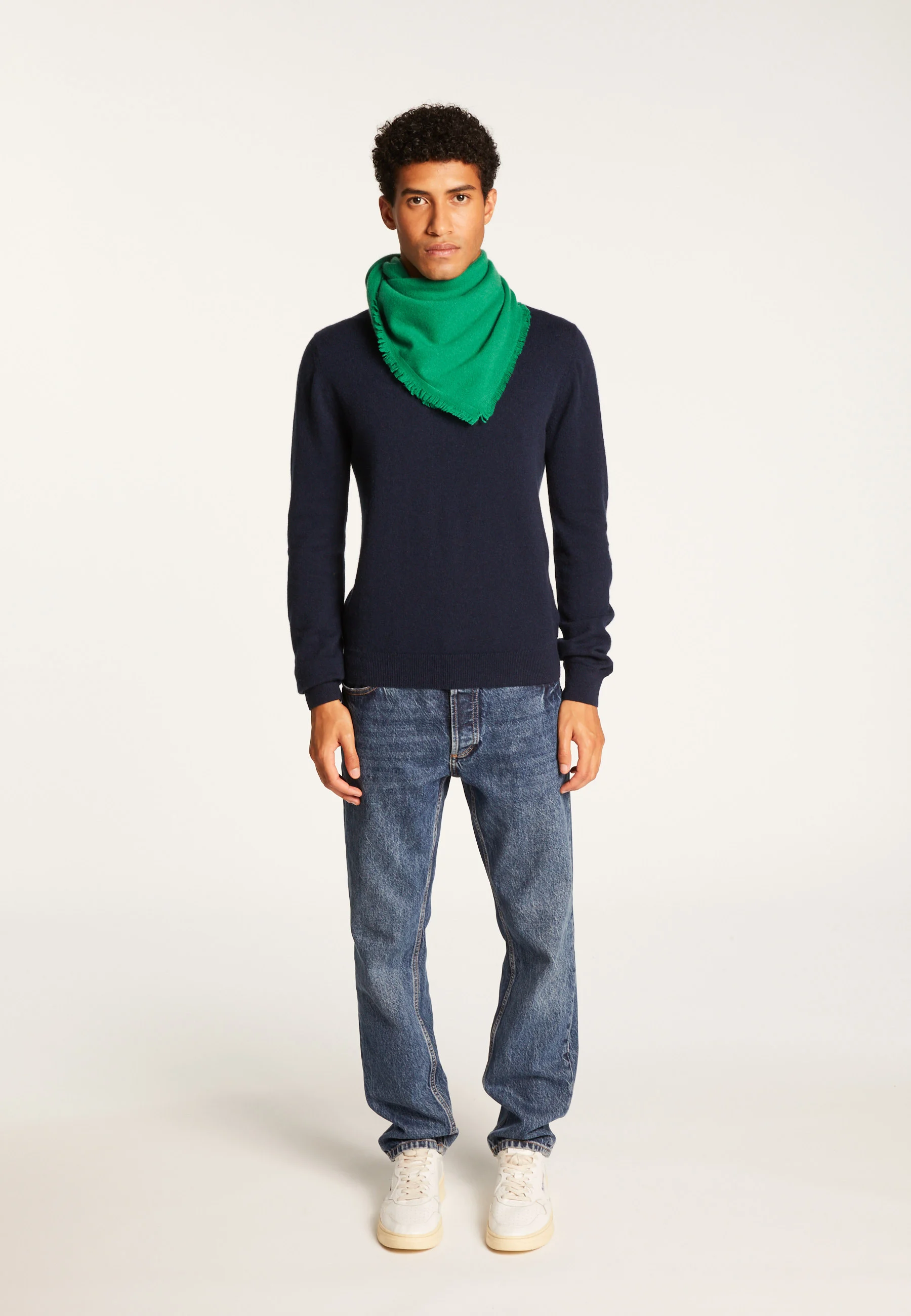 LOUAH24 - Foulard unisexe en cachemire | Vert