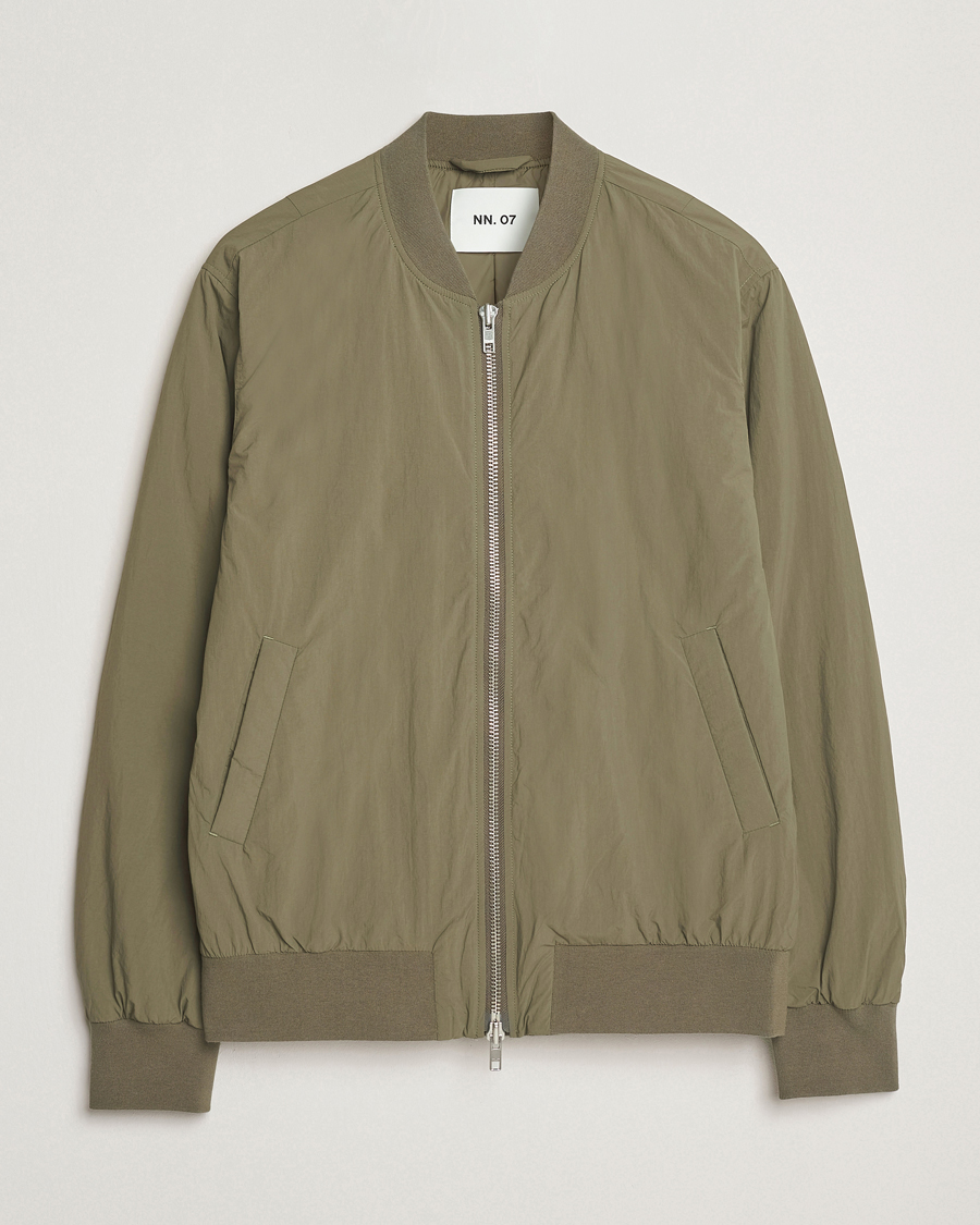 NN07 Dixon Bomber Jacket Capers Green