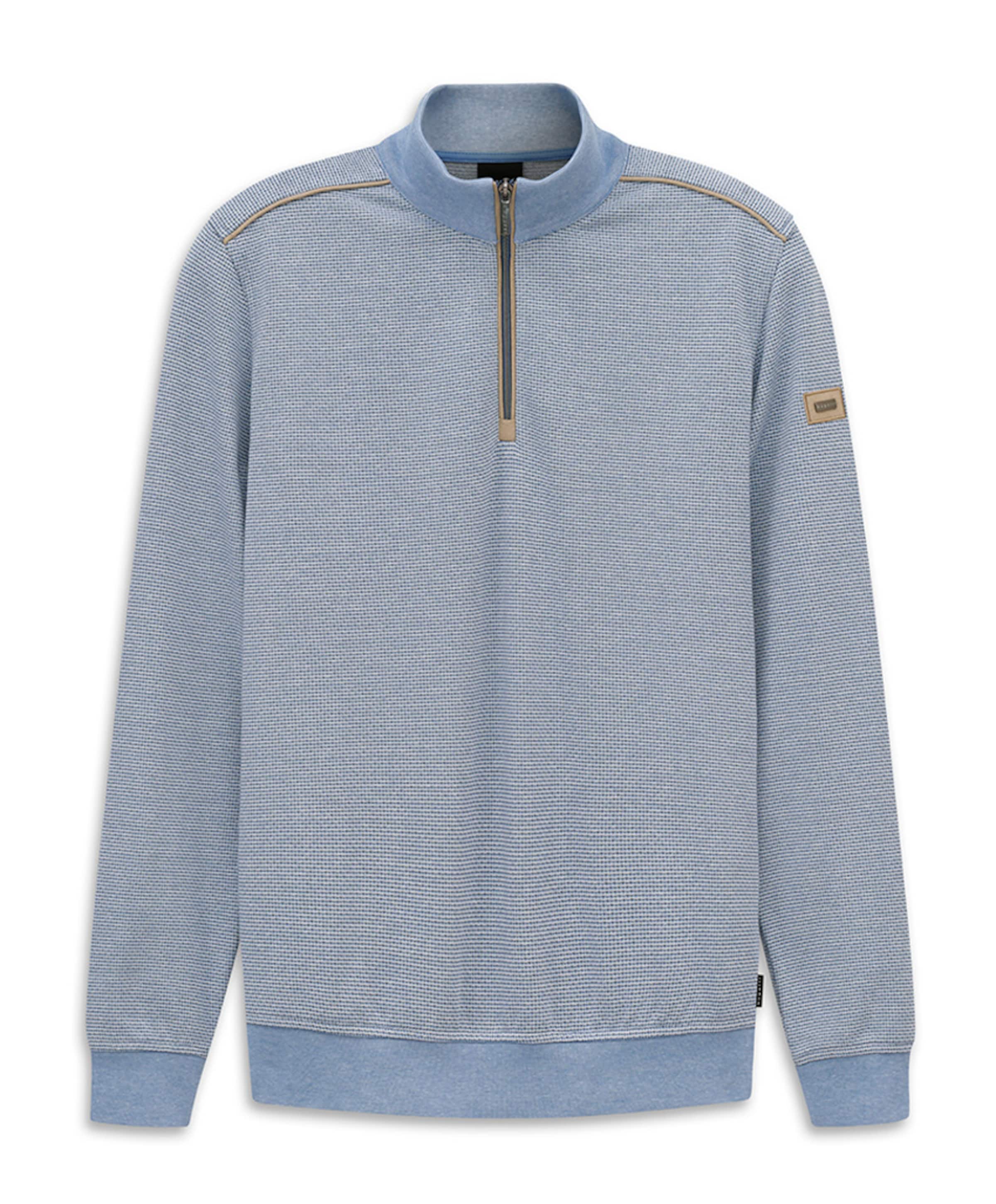 Bugatti Heren trui met rits blauw