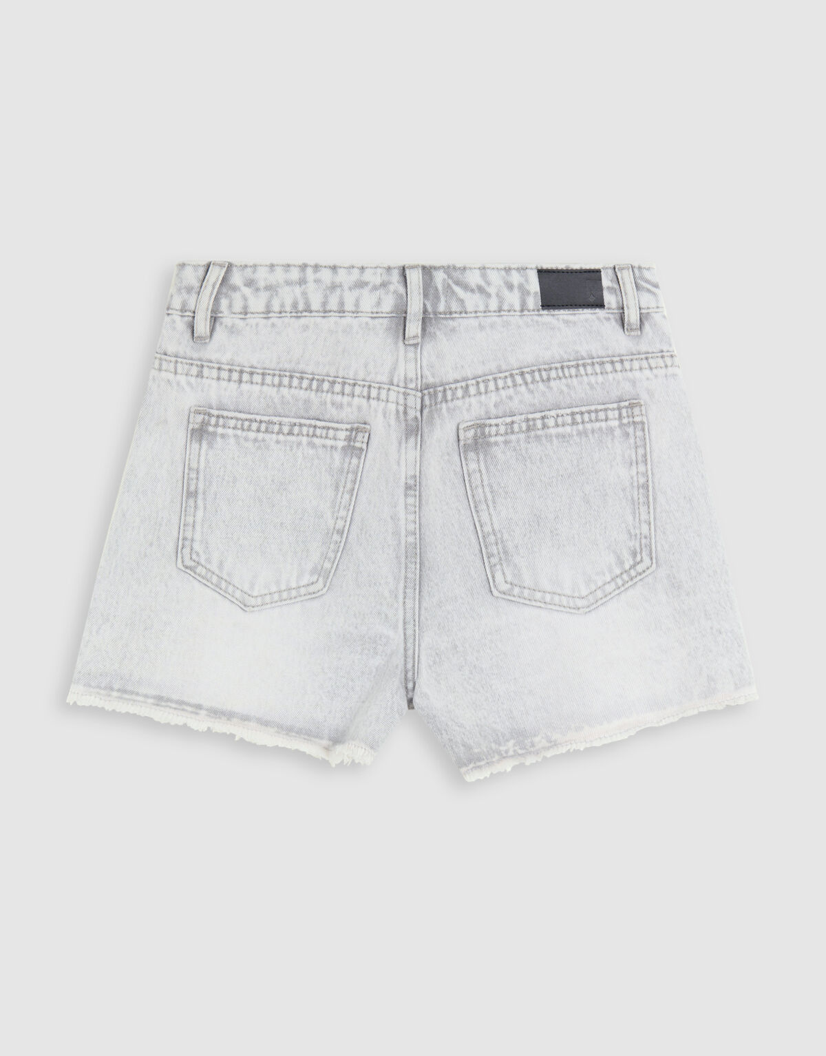 Destroy Denim Short Lichtgrijs