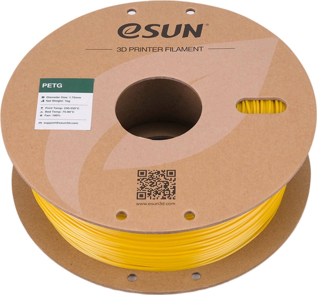 eSUN  PETG Gold, 1,75 mm / 1000 g    Lichtdurchlässiges Filament mit ausgezeichneter Schlagfestigkeit