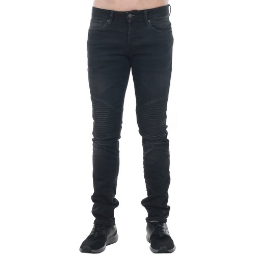 Jack & Jones - 12126417 JJIGLENN JJRYDER GE 105 INDIGO KNIT BLACK DENIM Negro