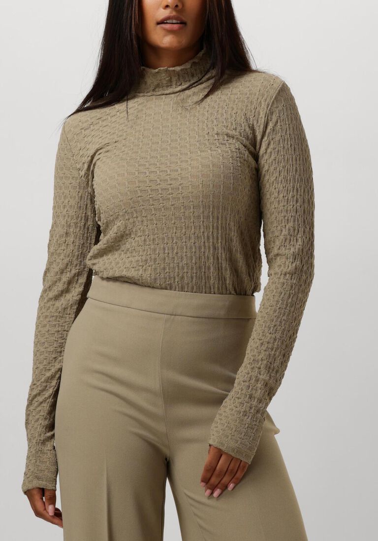 groene dante6 trui zane structured layering top