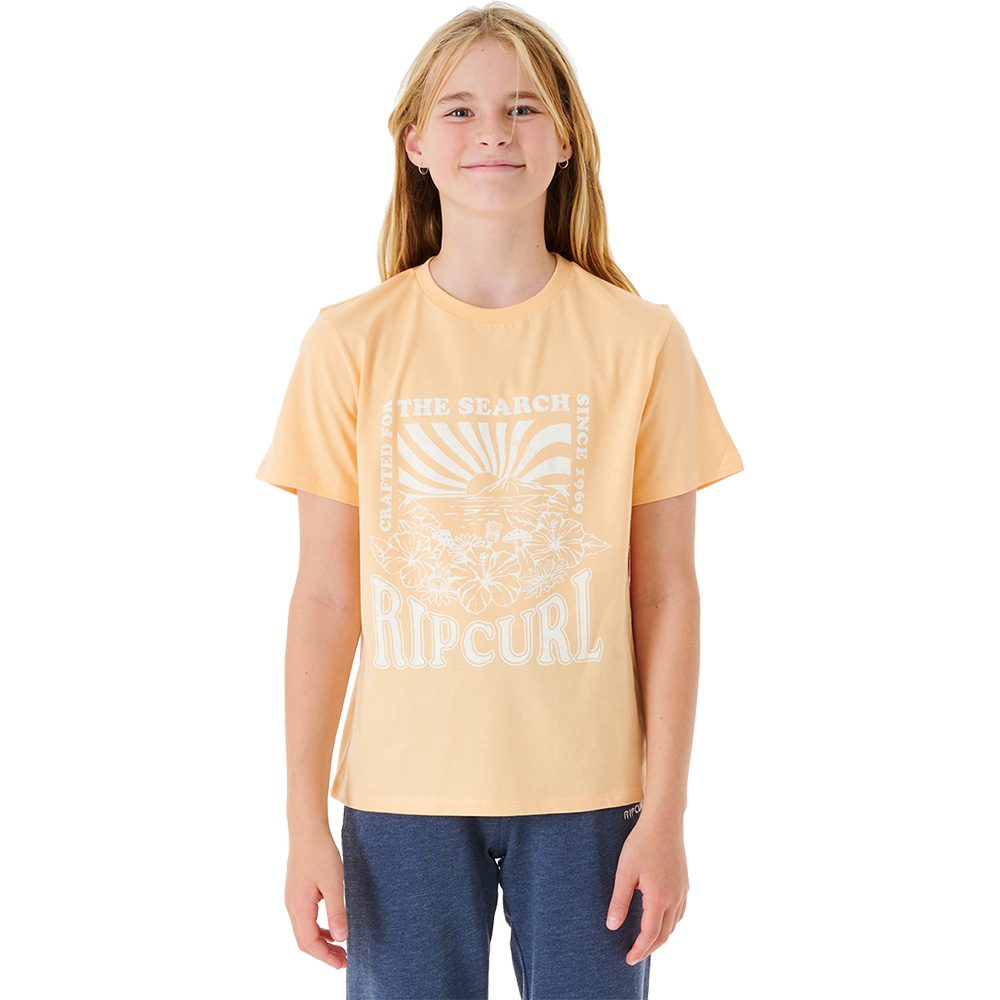 Rip Curl Tropical Sunset T-Shirt Mädchen blush