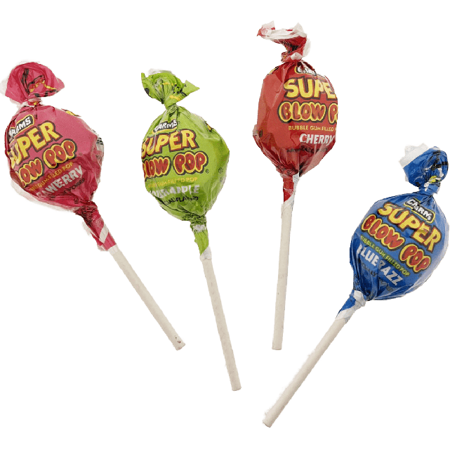 Charms Super Blow Pop Diverse Smaak 39g