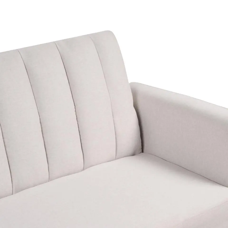 VIMMERBY - Slaapbank - Beige - Polyester