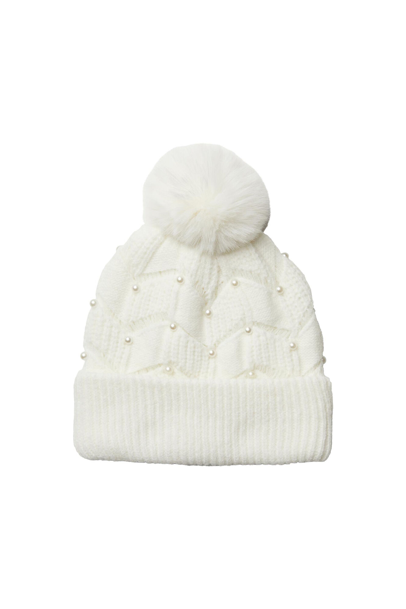 Gorro de tricô com pompom